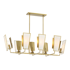 Ricochet 44-Inch 8-Light Linear Light in Soft Brass by Minka Lavery