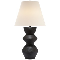 Kelly Wearstler Utopia Table Lamp in Aged Iron by Visual Comfort Signature