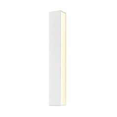 Sideways Textured White LED Outdoor Wall Light by Sonneman Lighting