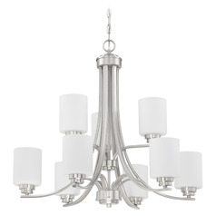 Bolden Brushed Polished Nickel Chandelier by Craftmade Lighting