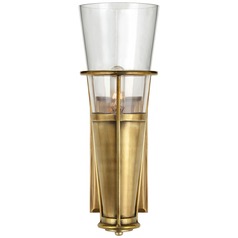 Thomas OBrien Robinson Sconce in Brass by Visual Comfort Signature