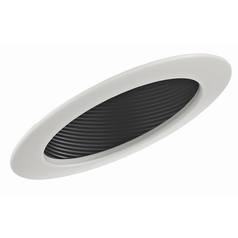 Black Baffle Slope Trim for 6-Inch Recessed Cans