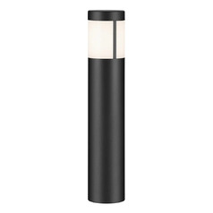 15.20-Inch 12V 2700K LED Round Bollard in Black by Kichler Lighting