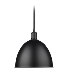 Sawyer Matte Black Pendant by Z-Lite