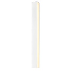 Sideways Textured White LED Outdoor Wall Light by Sonneman Lighting