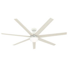 Phenomenon 70-Inch LED Smart Fan in Matte White by Hunter Fan Company