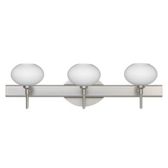 Besa Lighting Lasso Satin Nickel LED Bathroom Light