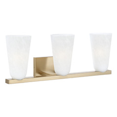 Romy 3-Light Vanity Light in Matte Brass by Capital Lighting