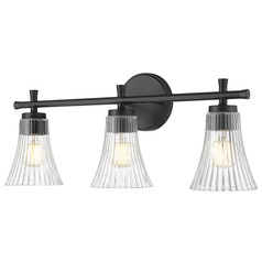 Z-Lite Belle Matte Black Bathroom Light