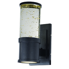 Pillar Galaxy Black LED Outdoor Wall Light by Maxim Lighting