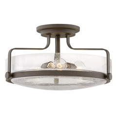 Harper 18-Inch Oil Rubbed Bronze Semi-Flush Mount by Hinkley Lighting