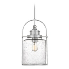 Payson Brushed Nickel Mini Pendant by Quoizel Lighting