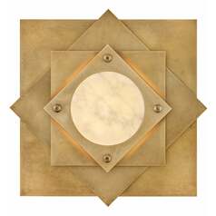 Claude 19.75-Inch LED Wall Sconce in Heritage Brass by Fredrick Ramond