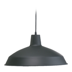 Barn Light Black 16-inch Wide by Quorum Lighting
