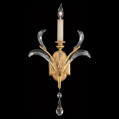 Fine Art Lamps Beveled Arcs Gold Leaf Sconce
