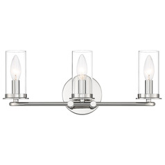 Designers Fountain Hudson Heights Polished Nickel Bathroom Light
