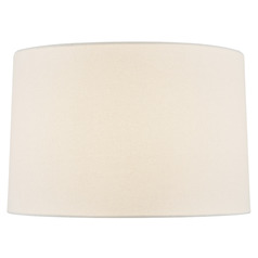 16-Inch Cream Linen Drum Shade by Design Classics Lighting