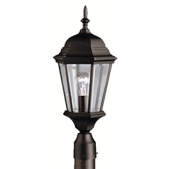 Madison 21.75-Inch Post Light in Black by Kichler Lighting