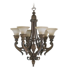 Madeleine Corsican Gold Chandelier by Quorum Lighting