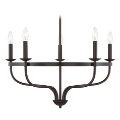 5-Light Chandelier in Oil Rubbed Bronze by Meridian