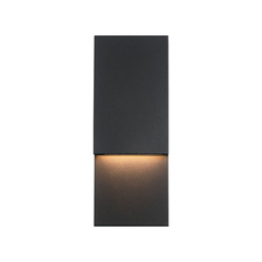 Nanton 14-Inch LED Outdoor Wall Light in Sand Black by Eurofase
