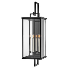 Hinkley Weymouth Black LED Outdoor Wall Light