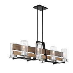 Silver Creek 8-Light Outdoor Linear Light in Coal by Minka Lavery