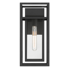 Designers Fountain Burton Black Outdoor Wall Light