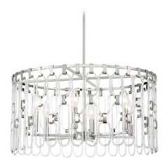 George Kovacs Charming Polished Nickel Pendant Light