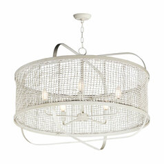 Cestino 30-Inch Pendant in Weathered White by Maxim Lighting