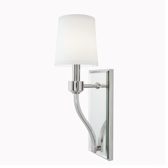 Roule Brush Nickel Sconce