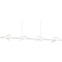 Eyespy LED Island Light in Matte White by George Kovacs