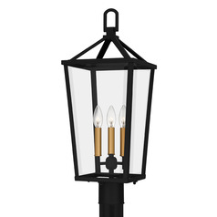 Quoizel Lighting Hull Matte Black Post Light
