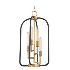 Angler Aged Brass Chandelier by Hudson Valley Lighting