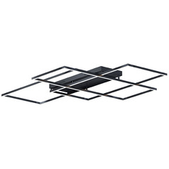 Traverse LED Flush Mount in Black by ET2 Lighting