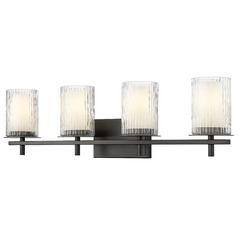 Z-Lite Grayson Matte Black Bathroom Light