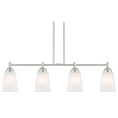 Designers Fountain Malone Brushed Nickel Island Light