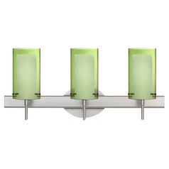 Besa Lighting Pahu Satin Nickel LED Bathroom Light