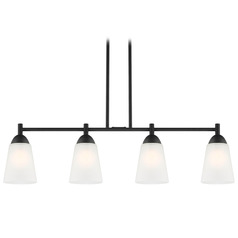 Designers Fountain Malone Matte Black Island Light