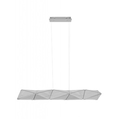 Seoul 55-Inch LED Linear Pendant in Chrome by Avenue Lighting