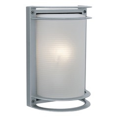 Nevis Satin Nickel Outdoor Wall Light by Access Lighting