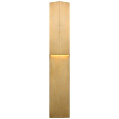 Kelly Wearstler Rega 30-Inch Folded Sconce in Brass by Visual Comfort Signature