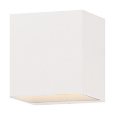 Blok 4.75-Inch LED Outdoor Wall Sconce in White by ET2 Lighting