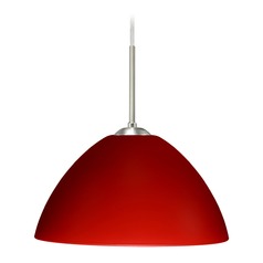 Besa Lighting Tessa Satin Nickel LED Pendant Light