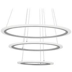 Discovery 31.25-Inch LED Pendant in Silver by George Kovacs