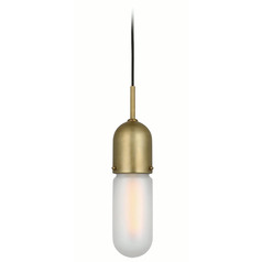 Thomas OBrien Junio Pendant in Antique Brass by VC Signature