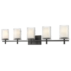 Z-Lite Grayson Matte Black Bathroom Light