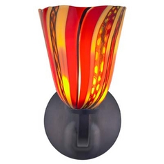 Amore Dark Bronze Sconce by Oggetti Lighting