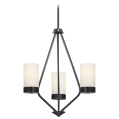 Elevate Black 3-Light Chandelier by Progress Lighting