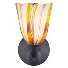 Amore Dark Bronze Sconce by Oggetti Lighting